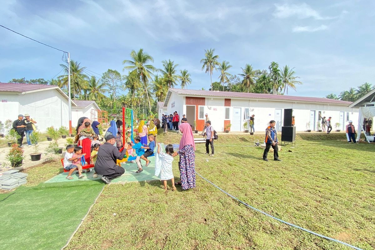 Terus Dikebut, Ratusan Huntara di Tiga Kabupaten di Sumut Rampung