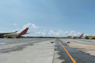 TNI AL Sebut Pesawat Latih Tergelincir di Bandara Juanda karena Cuaca