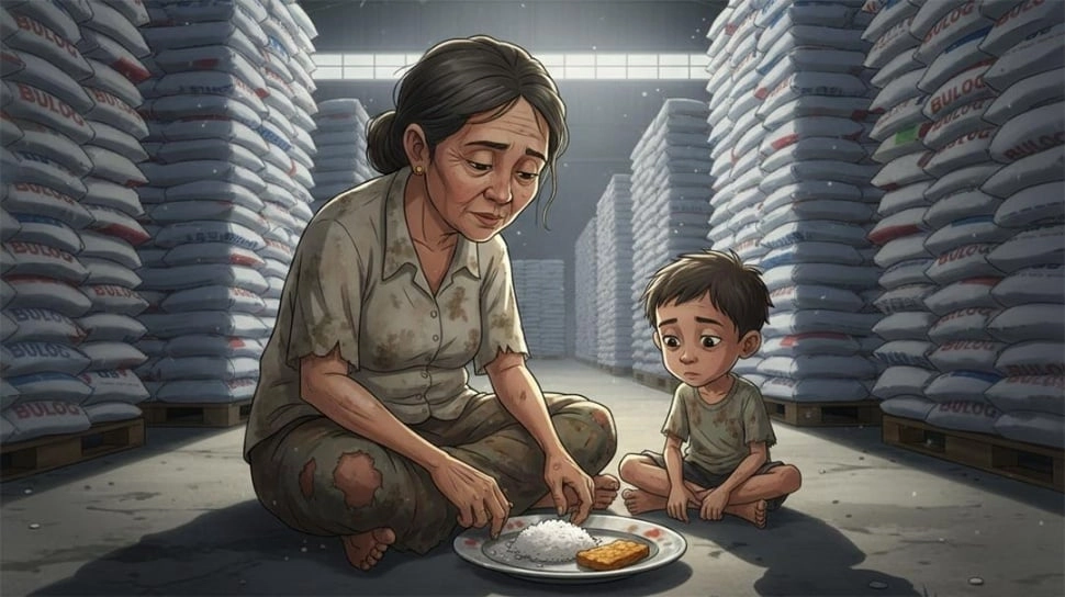 Melimpah di Gudang, Mahal di Piring: Mengapa Harga Beras RI Begitu Mahal?