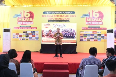 Depo Bangunan Apresiasi Konsumen Setia lewat Undian Berhadiah, Total Rp 16 Miliar