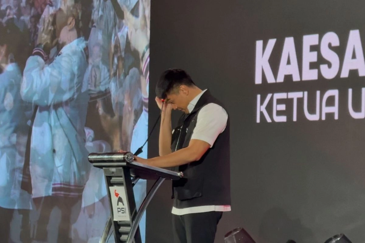 Kaesang Menangis saat Pidato di Rakernas PSI