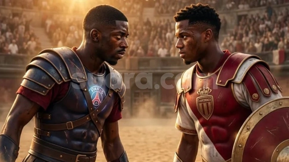 Perang Saudara di Playoff Liga Champions: PSG vs AS Monaco Berebut Tiket 16 Besar