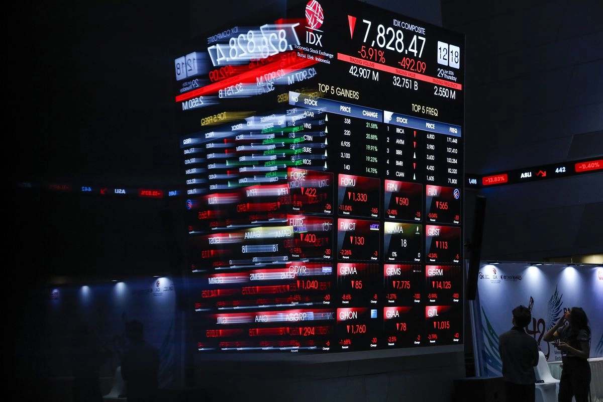 IHSG Dibuka di Zona Merah, Anjlok 4,28 Persen ke Level 7.972