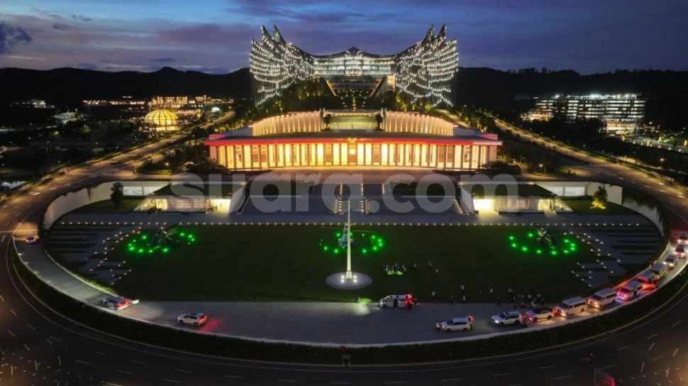Istana Wapres IKN Rampung 100 Persen: Kemegahan Rp1,4 Triliun Berkonsep 'Huma Betang Umai'