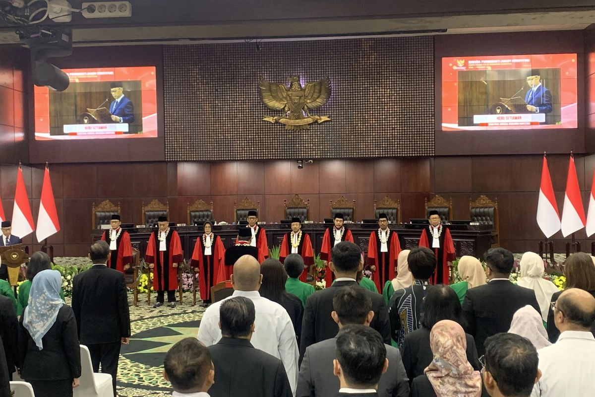 Arief Hidayat Resmi Pensiun dari Jabatan Hakim MK