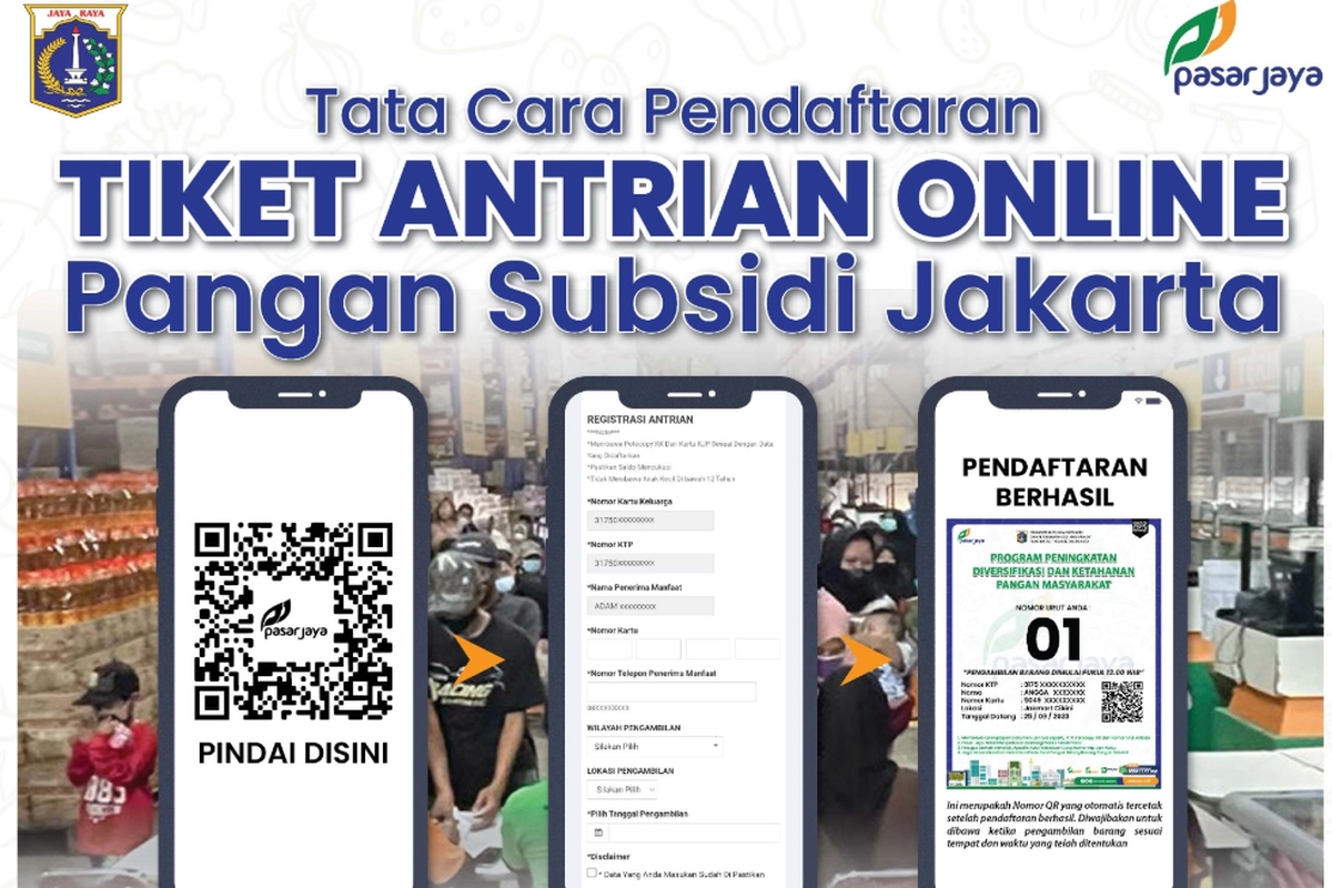 Tak Perlu Antre Panjang, Ini Cara Daftar Antrian KJP Pasar Jaya 2026 Online