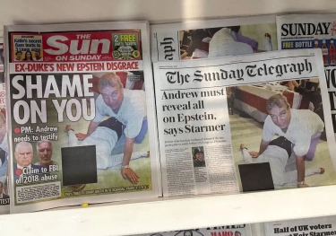 Mantan Pangeran Inggris Andrew Tinggalkan Royal Lodge Windsor di Tengah Gelombang Baru Kontroversi Epstein