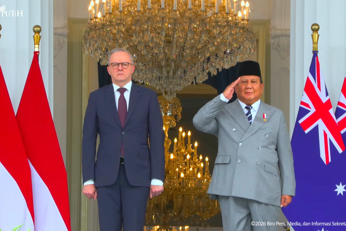 Di Depan PM Albanese, Prabowo Ucapkan Selamat Hari Australia