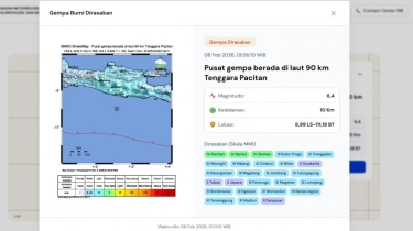 Apa Penyebab Gempa Pacitan M 6.4 Hari Ini? Terasa di 26 Wilayah, BMKG Buka Suara