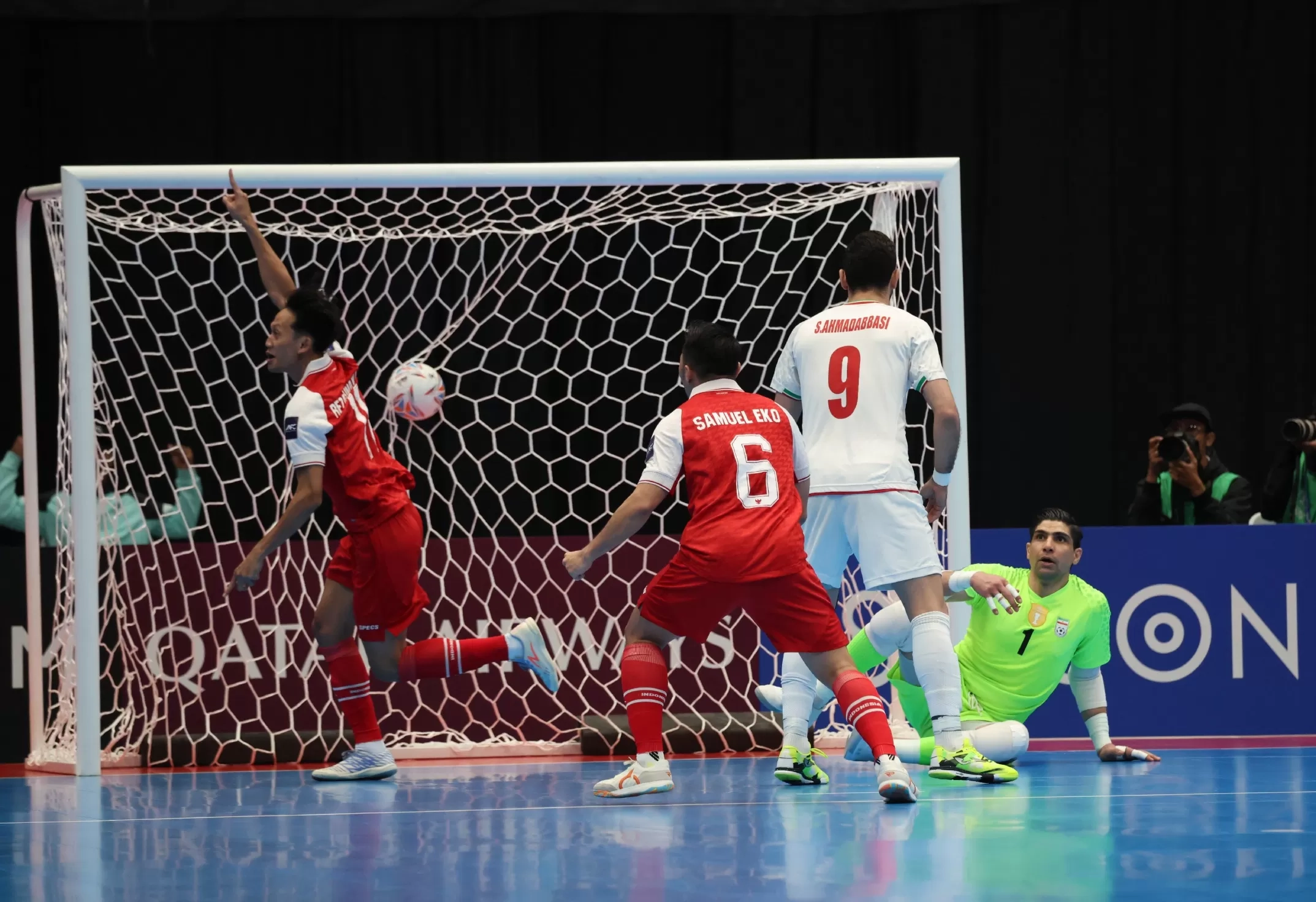 Duet Habiebie dan Israr Megantara Istimewa! Timnas Futsal Indonesia Ungguli Iran 3-2 di Babak Pertama