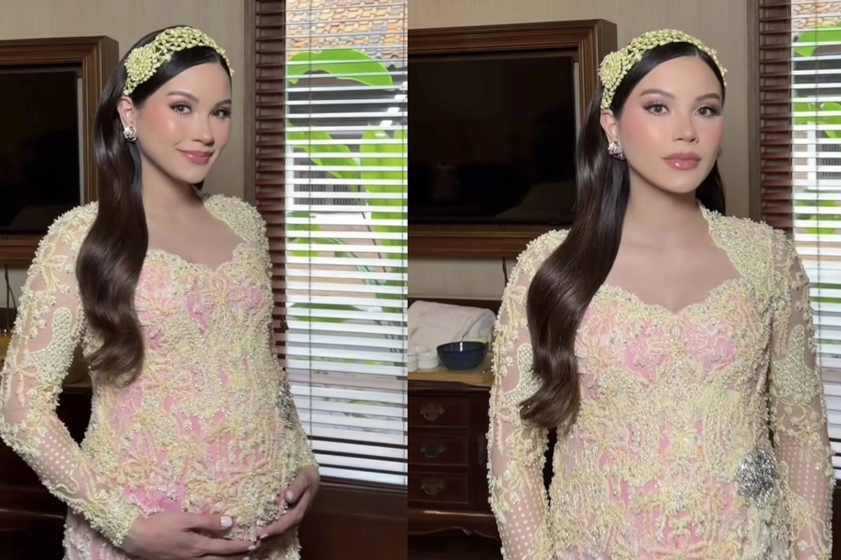 Intip Gaya Elegan Alyssa Daguise di Perayaan 7 Bulan Kehamilan