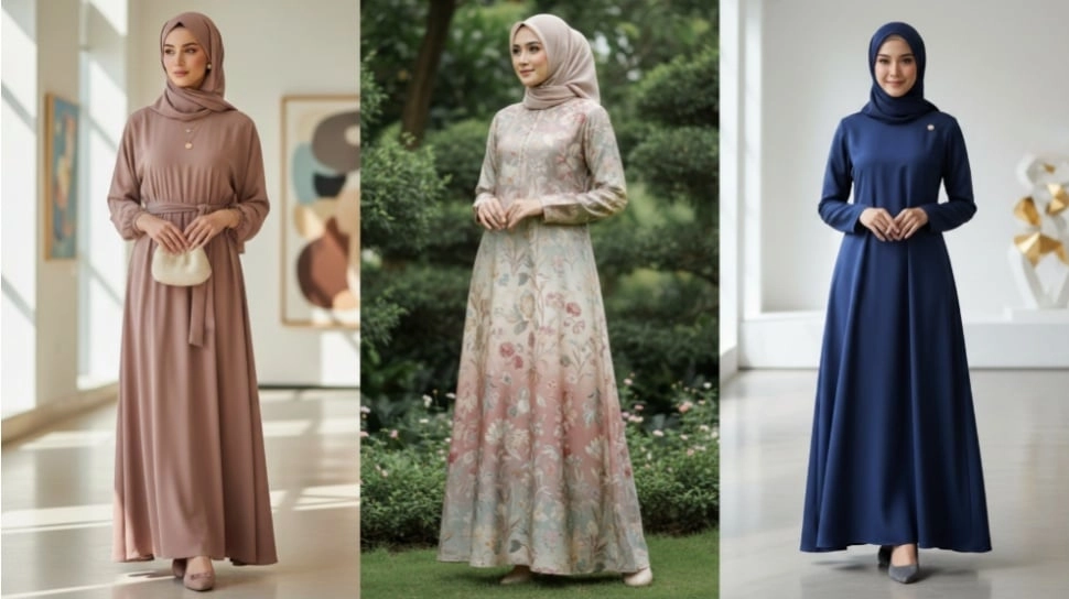 5 Rekomendasi Model Gamis Simple Tapi Mewah untuk Lebaran Idul Fitri 2026