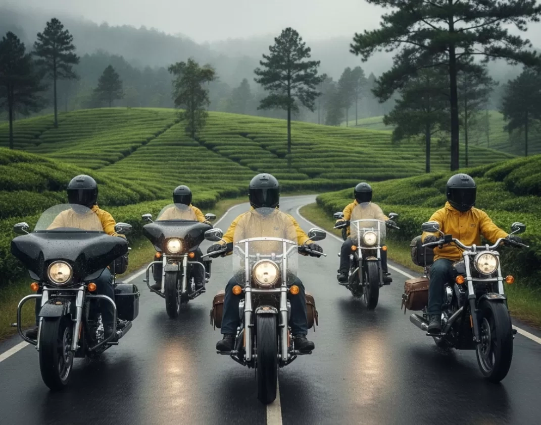 5 Tips Touring Motor Aman dan Nyaman saat Musim Hujan