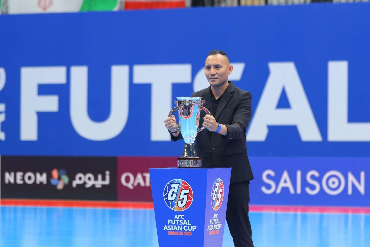 Isi Hati Caisar Silitonga Saat Bawa Trofi Piala Asia Futsal 2026