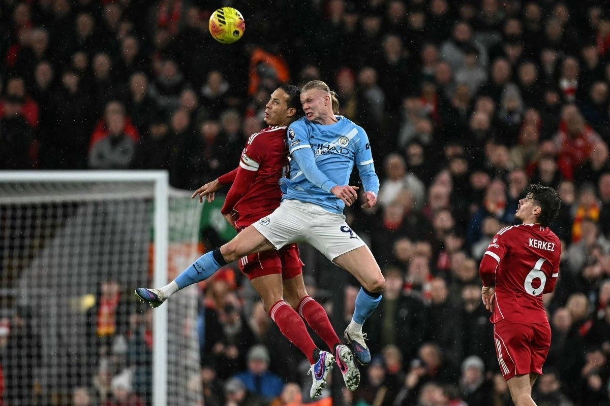 Hasil Liverpool Vs Man City 1-2, Gol Penalti Erling Haaland Jadi Penentu