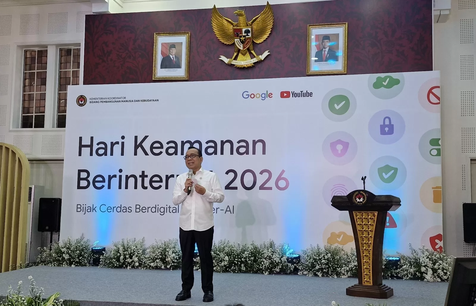 Menko PMK Pratikno Minta Google Lebih Aktif Ikut Jamin Keamanan Internet di Indonesia