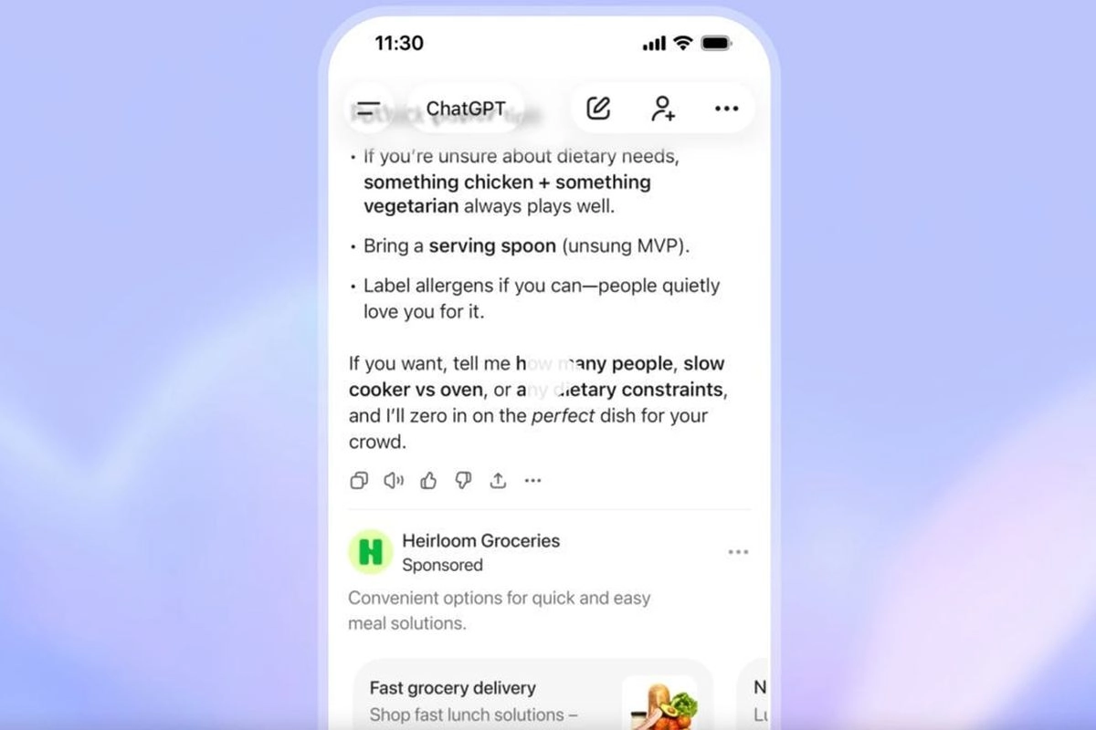 Pertama Kali ChatGPT Munculkan Iklan di Jawaban, Begini Tampilannya