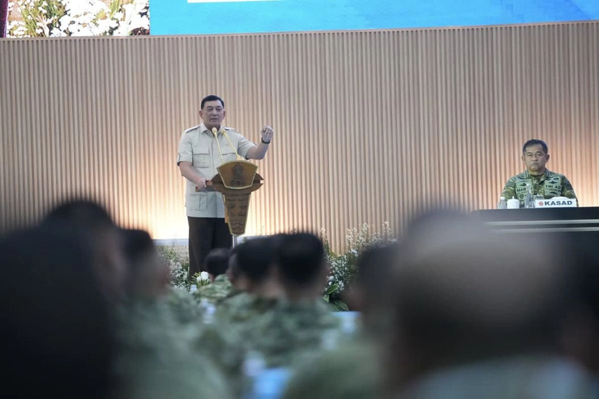 Rapim TNI, Menhan Sjafrie Soroti Peran Tentara Jaga Sumber Daya Alam Indonesia