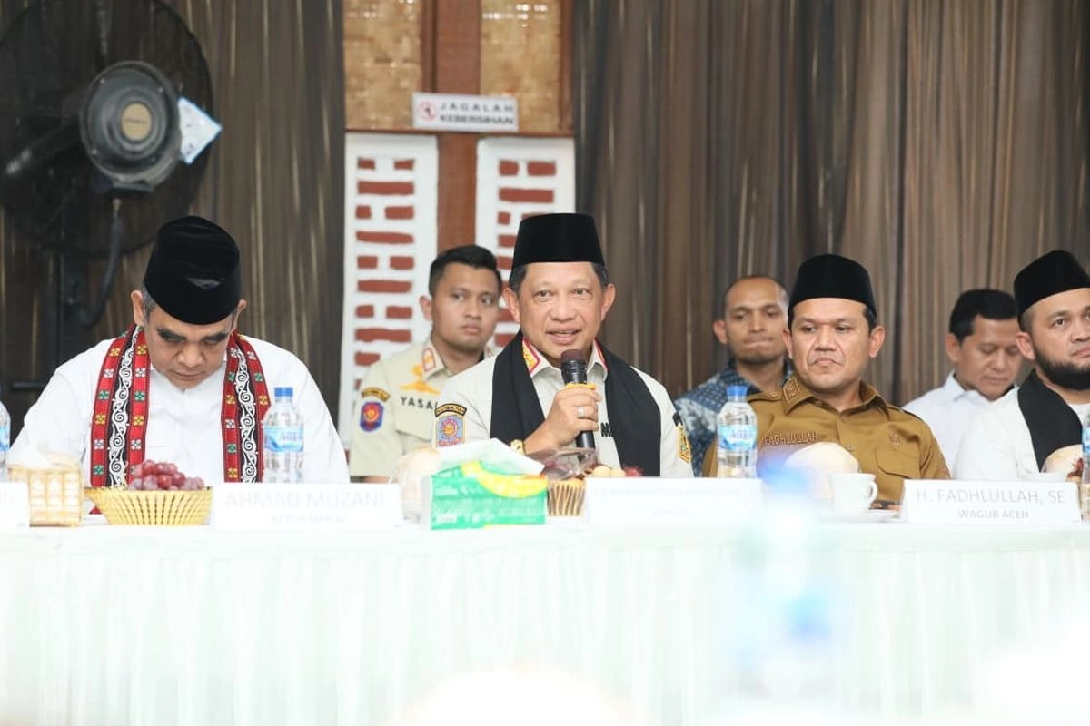 Silaturahmi dengan Ulama Aceh, Kasatgas Tito Tegaskan Pentingnya Dukungan Spiritual bagi Korban Bencana