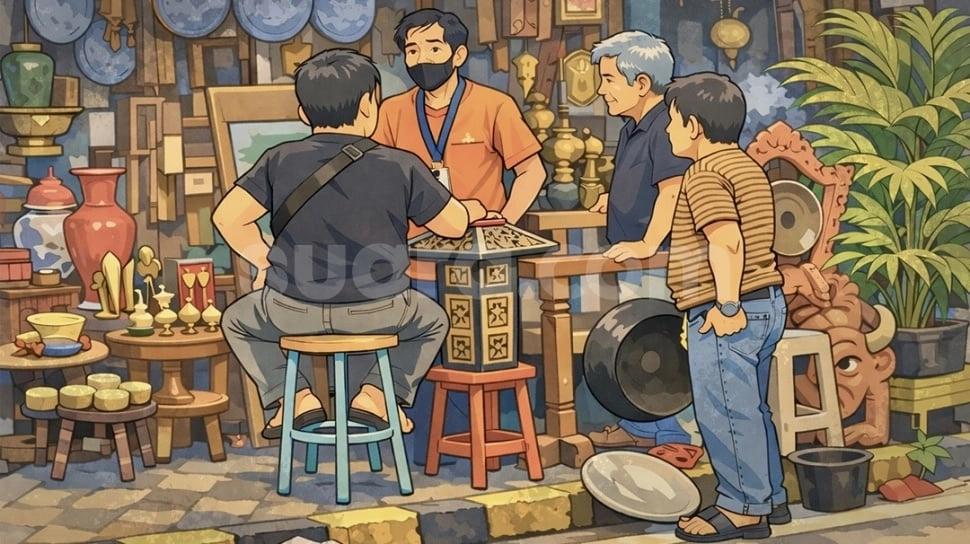 Menjaga Detak Masa Lalu: Kisah Kesetiaan di Balik Kios Pasar Antik Jalan Surabaya Menteng