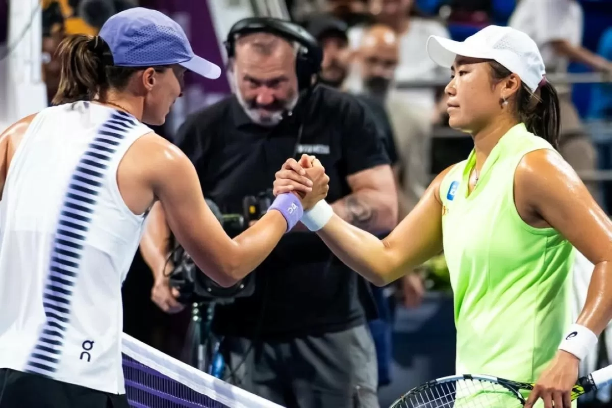 Serasa Bernostalgia Lawan Ash Barty, Iga Swiatek Puji Janice Tjen Usai Menang di Qatar Open 2026