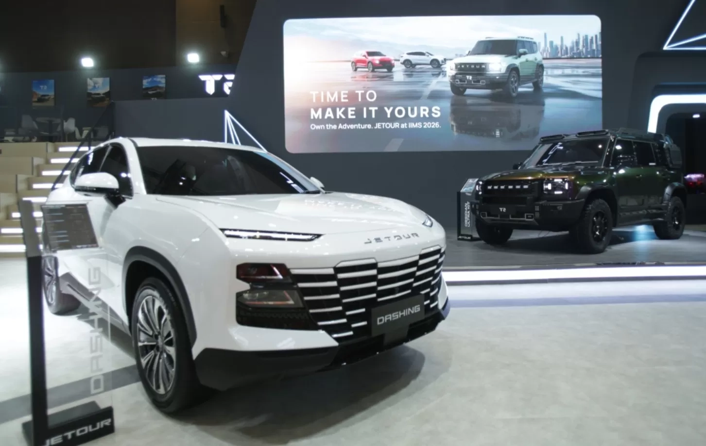 Jetour T2, Dashing dan X70 Plus Jadi Andalan Pamer Fitur di IIMS 2026