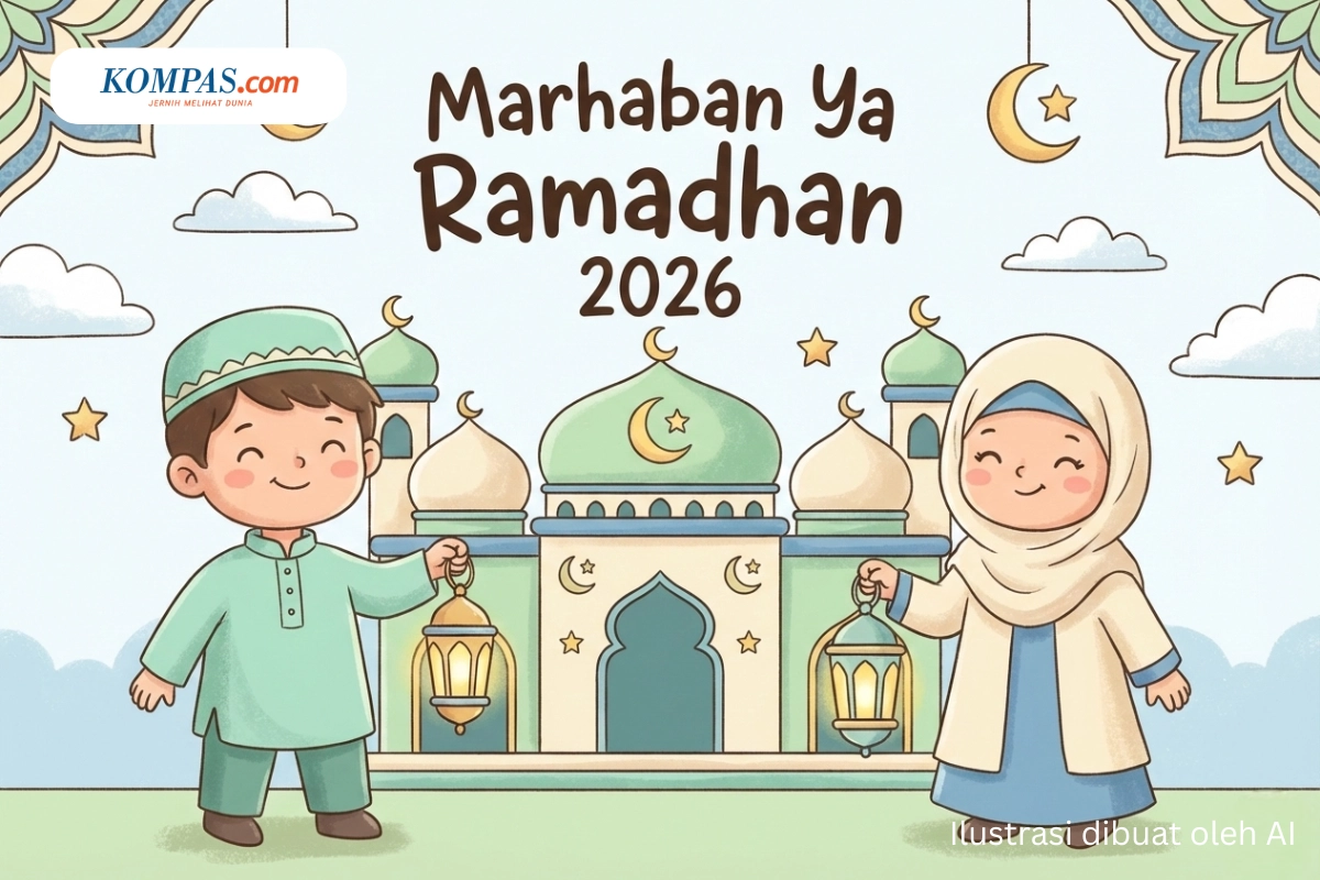 20 Prompt AI Gambar Poster Ramadhan 1447 H, Ada Tema Anak-anak