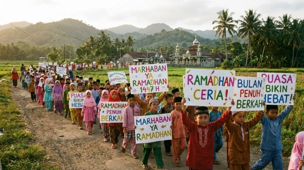20 Poster Pawai Ramadan 2026 Siap Unduh, Berwarna dan Bikin Semarak