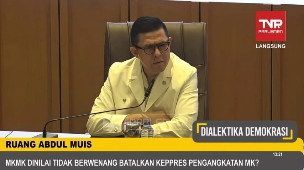 Anggota Komisi III DPR: MKMK Tak Berwenang Batalkan Pengangkatan Adies Kadir Sebagai Hakim MK!