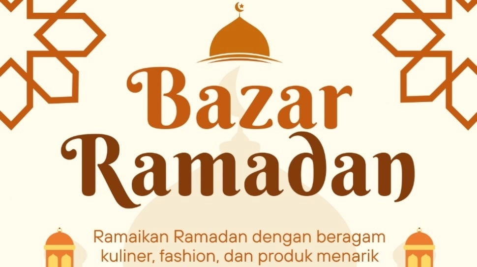 30 Poster Bazar Ramadhan 2026, Gratis dan Mudah Diedit