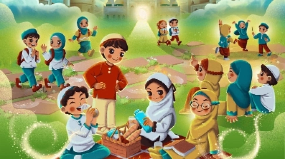 35 Poster Ramadhan Anak SD untuk Pawai dan Link Download-nya
