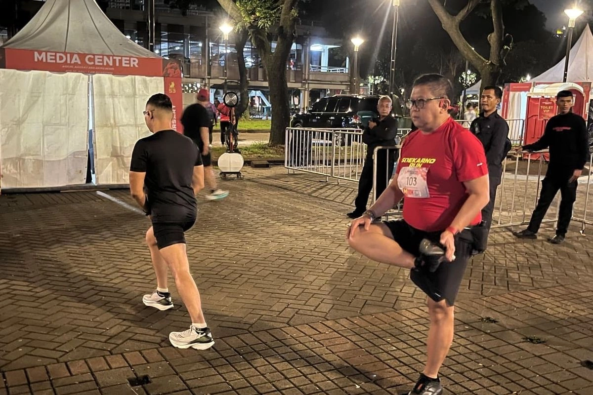 Hasto Kristiyanto Ikuti Soekarno Run 2026