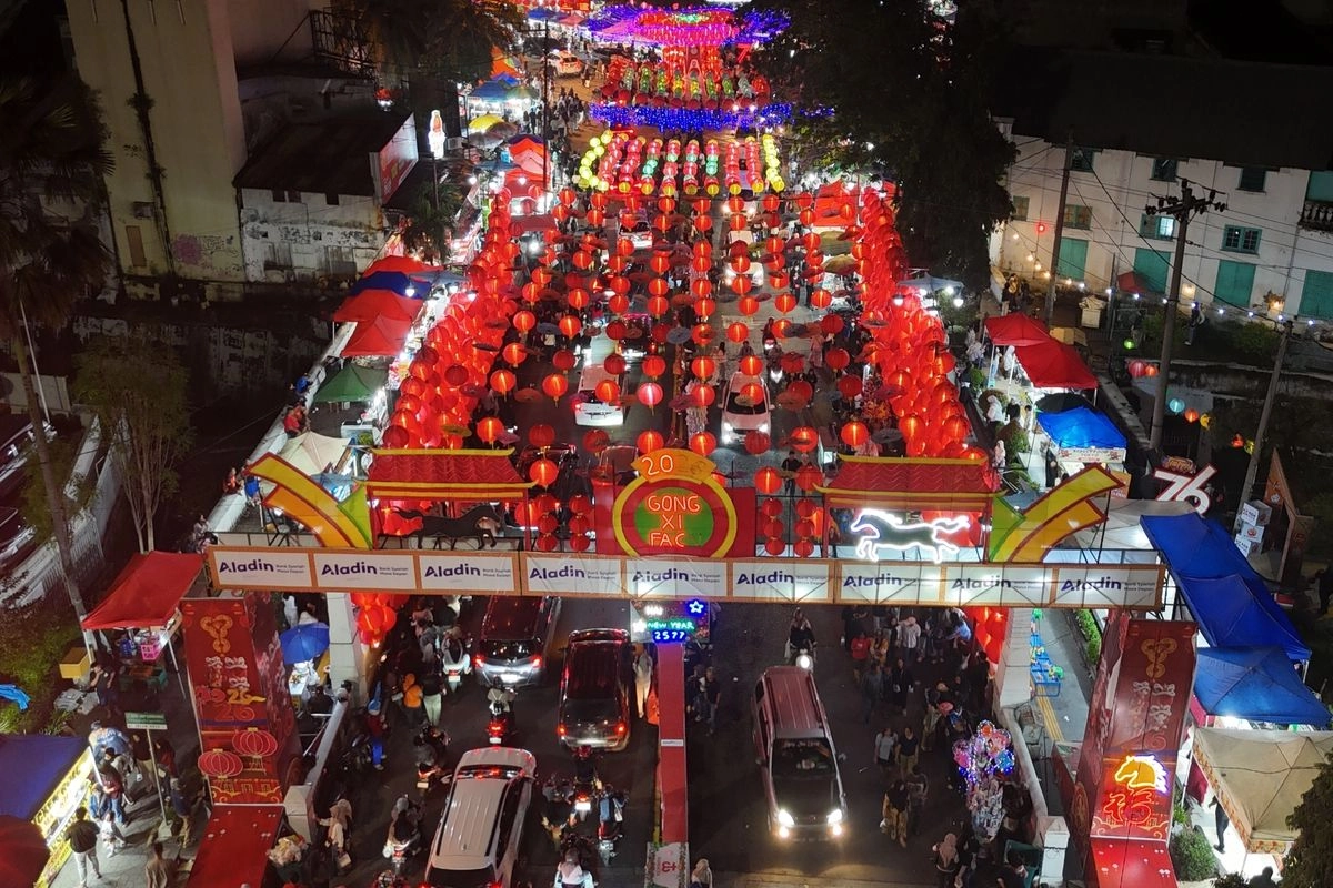 Setelah Imlek Masuk Ramadhan, Lampion Pasar Gede Akan Berpendar hingga Idul Fitri 2026