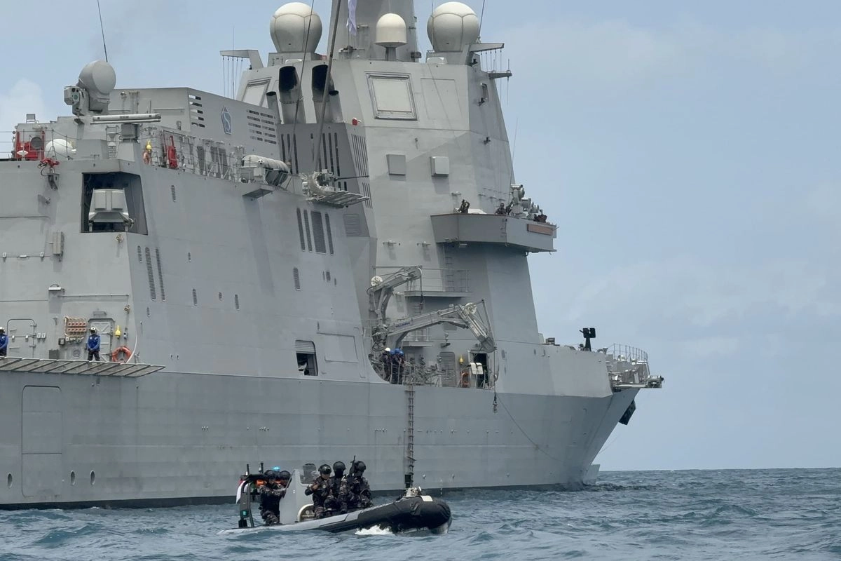 TNI AL Latihan di Babel, Kapal Perang hingga Drone Kamikaze Dikerahkan