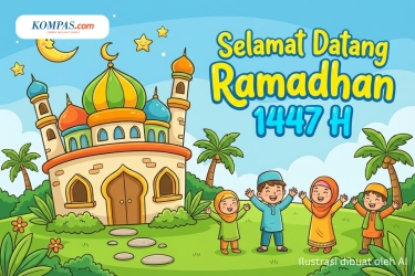 50 Link Download Poster Ramadhan 2026 Tema Lucu buat Anak SD dan TK