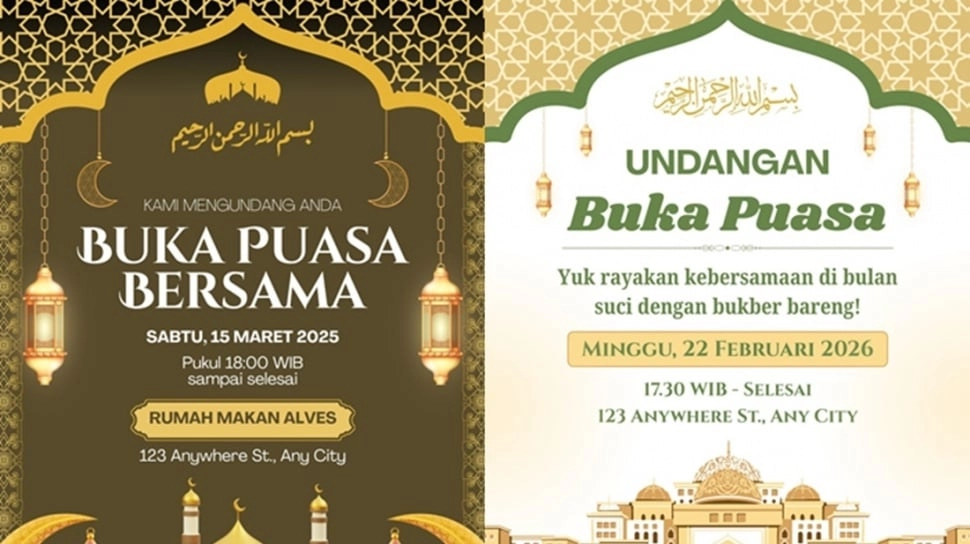 25 Link Contoh Undangan Buka Puasa Bersama, Bisa untuk Alumni hingga Teman Kantor