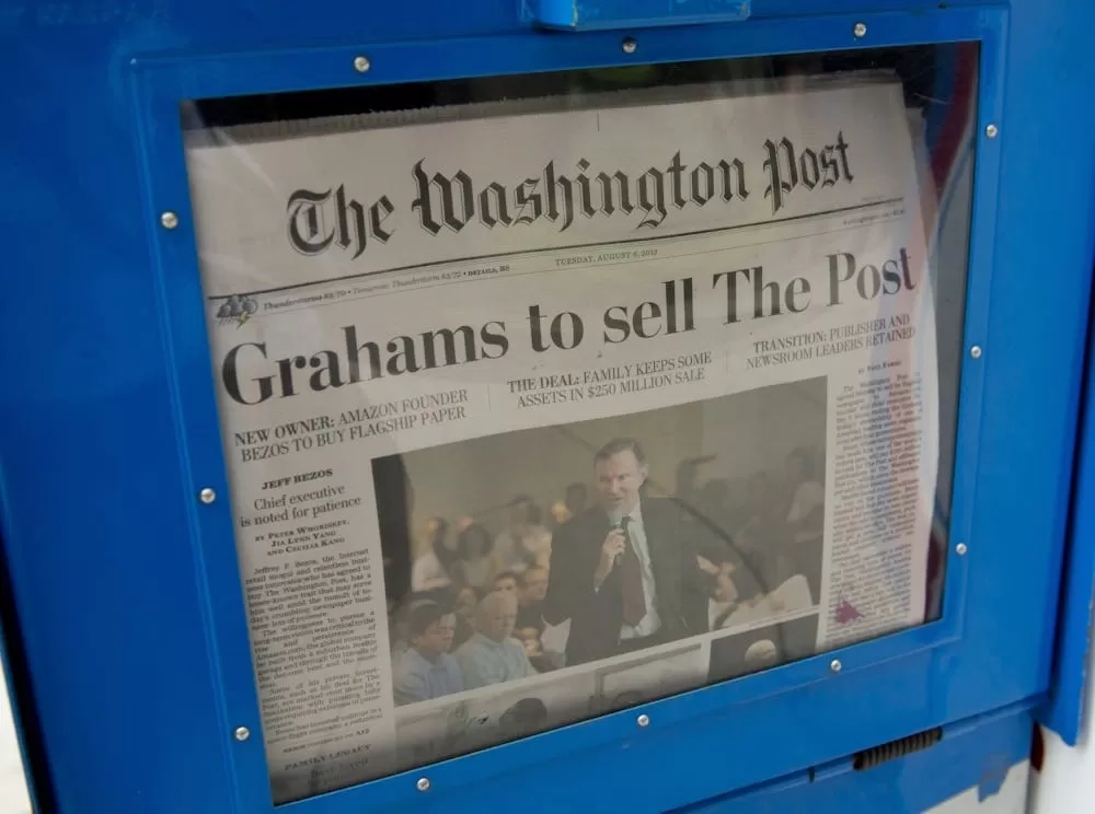 The Washington Post Goyah di Tangan Jeff Bezos, Lima Koran Regional AS Justru Menemukan Jalan Bertahan