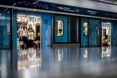 Ada Proyek Jalur Transit, Pintu Masuk MRT Bundaran HI Bank Jakarta Ditutup Mulai Besok