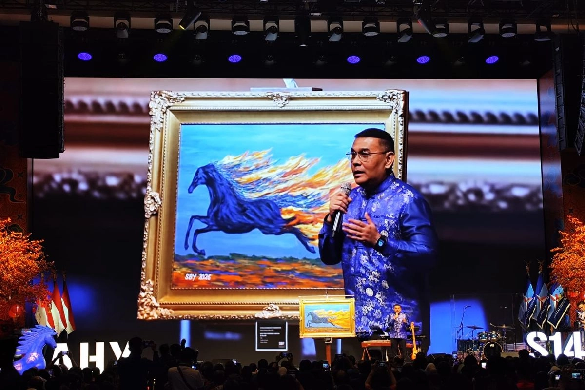 Lukisan ''Kuda Api'' Karya SBY Dilelang, Laku Rp 6,5 Miliar