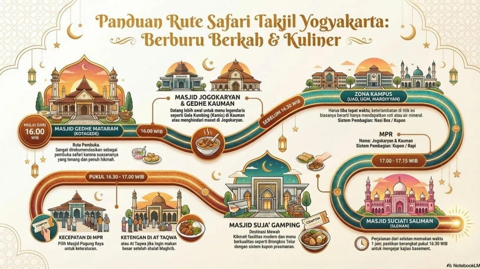 12 List Masjid 'Wajib' Buat Para Pencari Takjil Lengkap dengan Tips Ikut War, Simak Panduannya