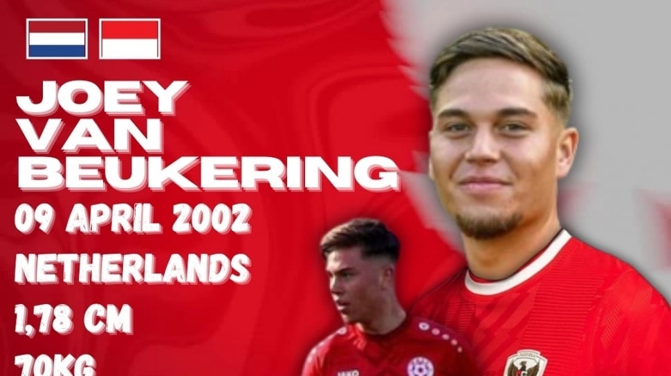 3 Fakta Joey Van Beukering, Pemain Keturunan Yogyakarta di Klub Belanda De Treffers