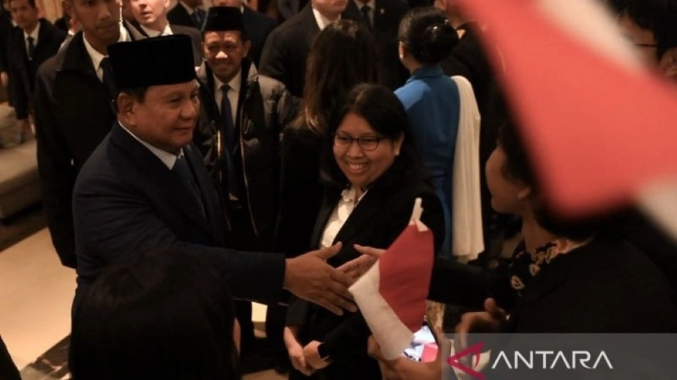 Tiba di Washington DC, Prabowo Disambut Hangat Diaspora dan Mahasiswa Indonesia