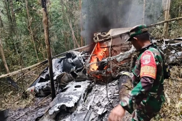 Detik-detik Kecelakaan Pelita Air di Dataran Tinggi Krayan Kaltara, Saksi Lihat Pesawat Miring ke Belakang Bukit