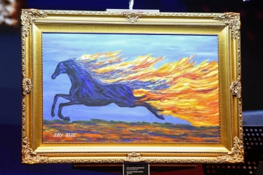 Lukisan “Kuda Api” Karya SBY Laku Rp 6,5 Miliar di Lelang, Hasilnya untuk Masyarakat Prasejahtera