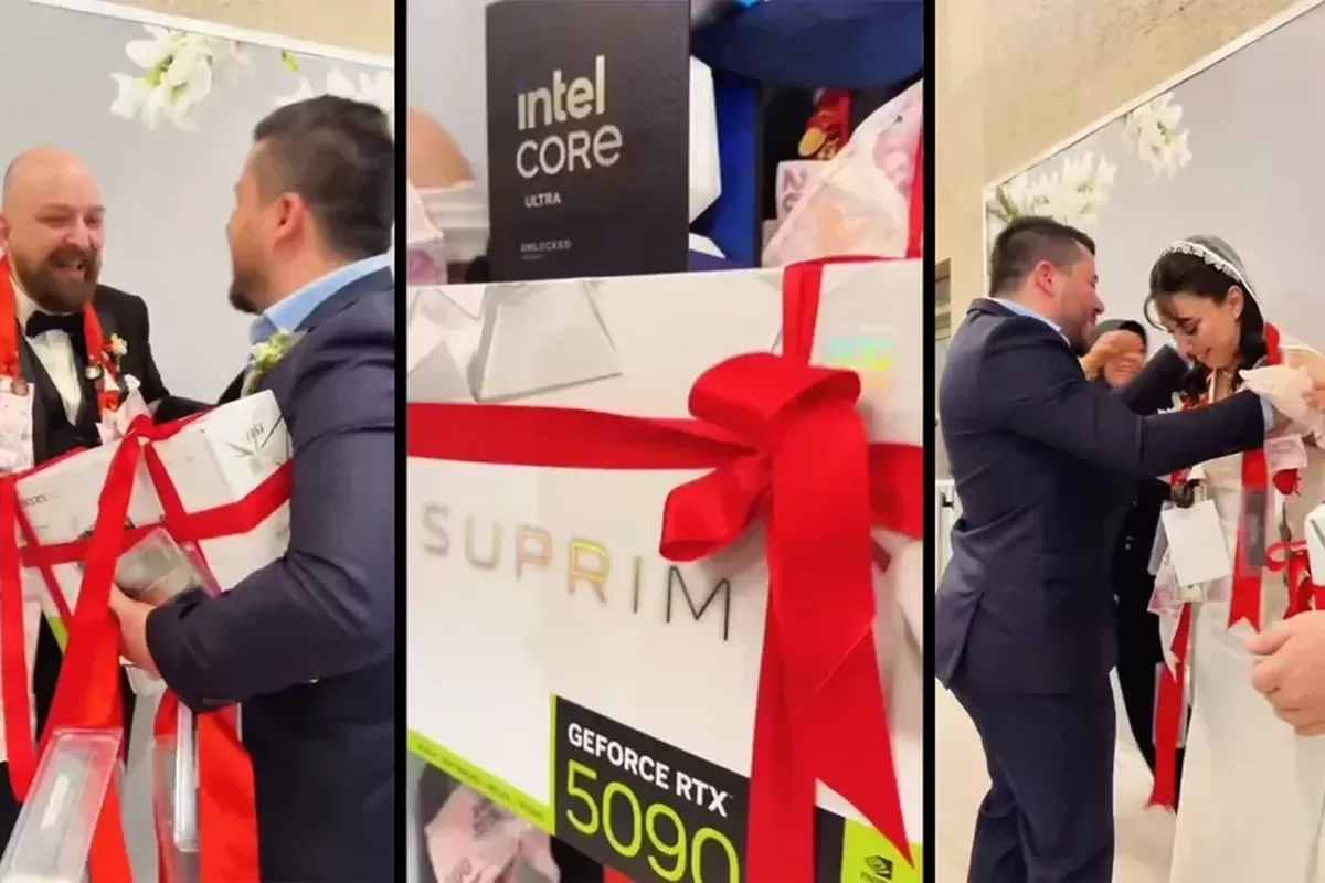 Bukan Uang dan Emas, Pengantin Ini Dapat Hadiah Pernikahan GPU dan RAM