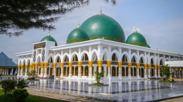 Potret Masjid Agung As-Salam Lubuk Linggau: Ikon Religi yang Kian Bersinar Sambut Ramadan