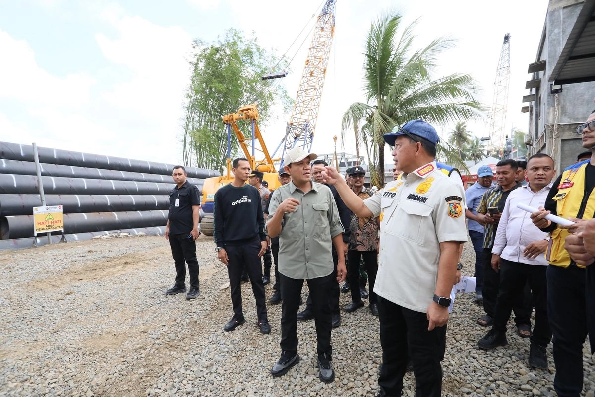 Jembatan Krueng Tingkeum Bireuen Rampung Juli 2026, Kasatgas Tito Apresiasi Menteri PU