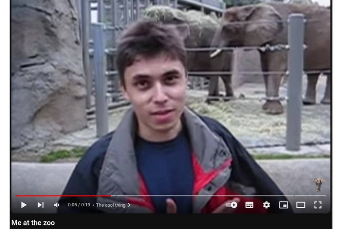 Video Pertama YouTube ''Me at the Zoo'' Kini Diabadikan di Museum 