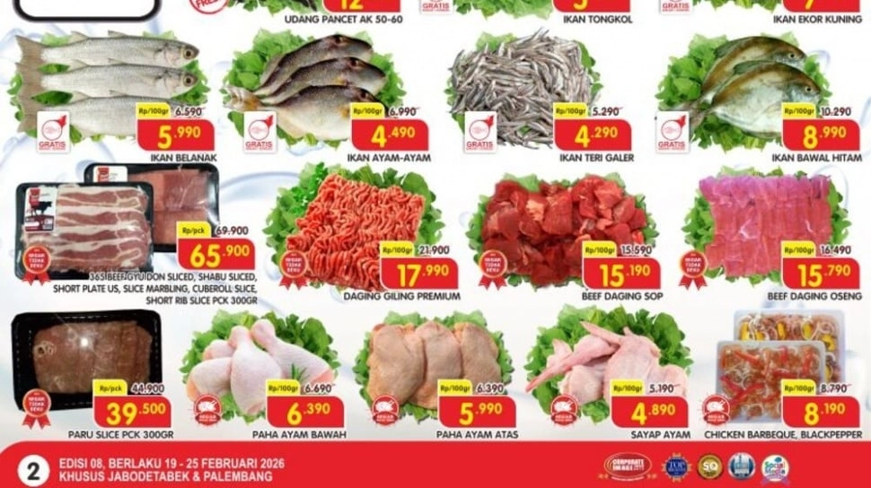 Promo Daging Sapi, Ayam, dan Seafood di Superindo untuk Stok Selama Ramadan