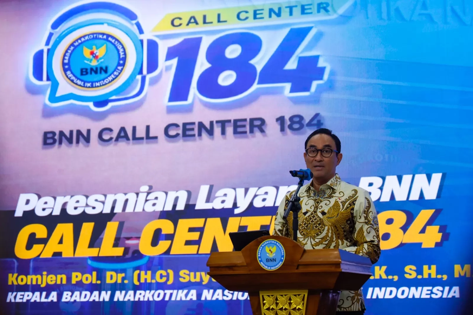 BNN Resmikan Layanan Call Center 184 untuk Perkuat Akses Layanan Terkait Narkotika